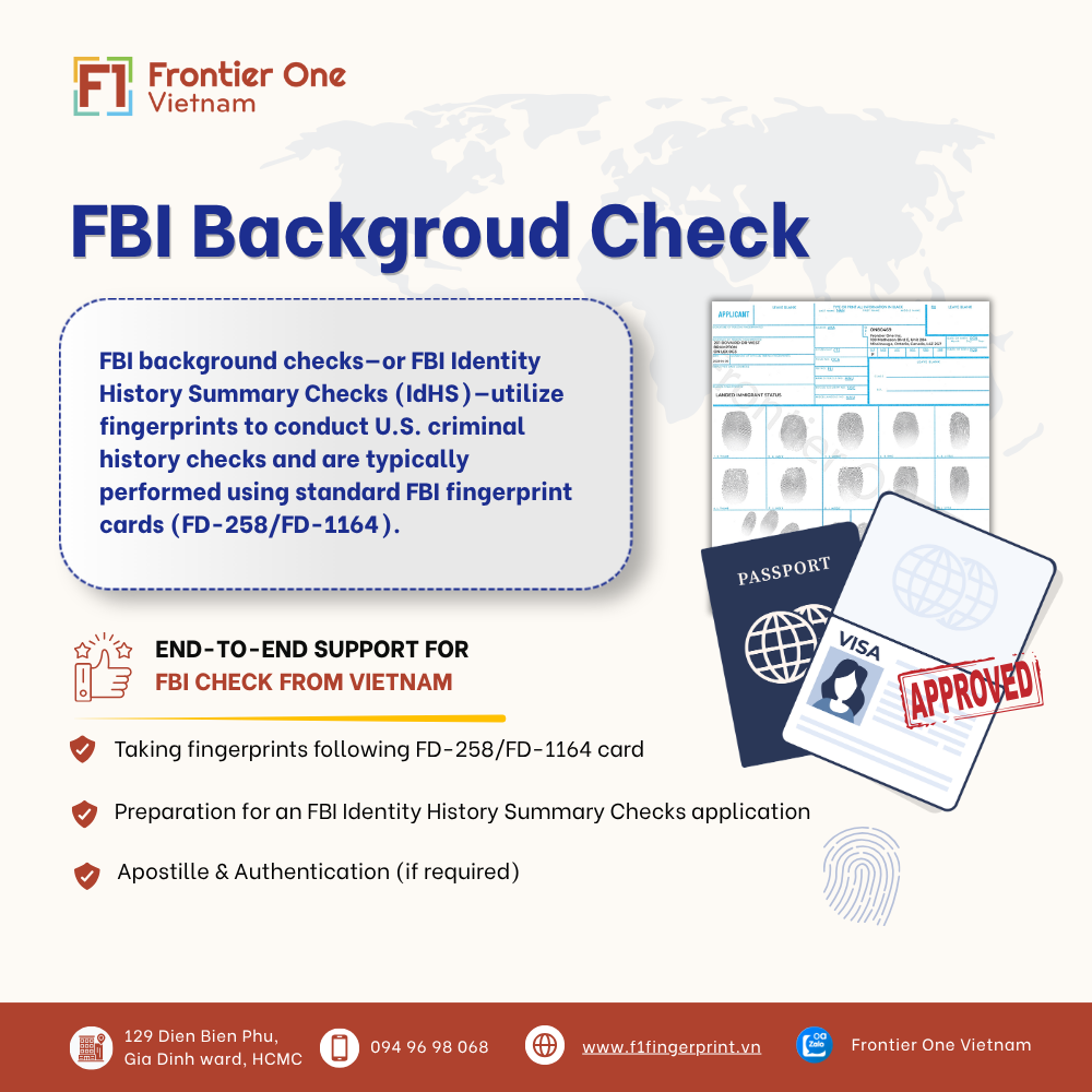 How to get an FBI Check from Vietnam