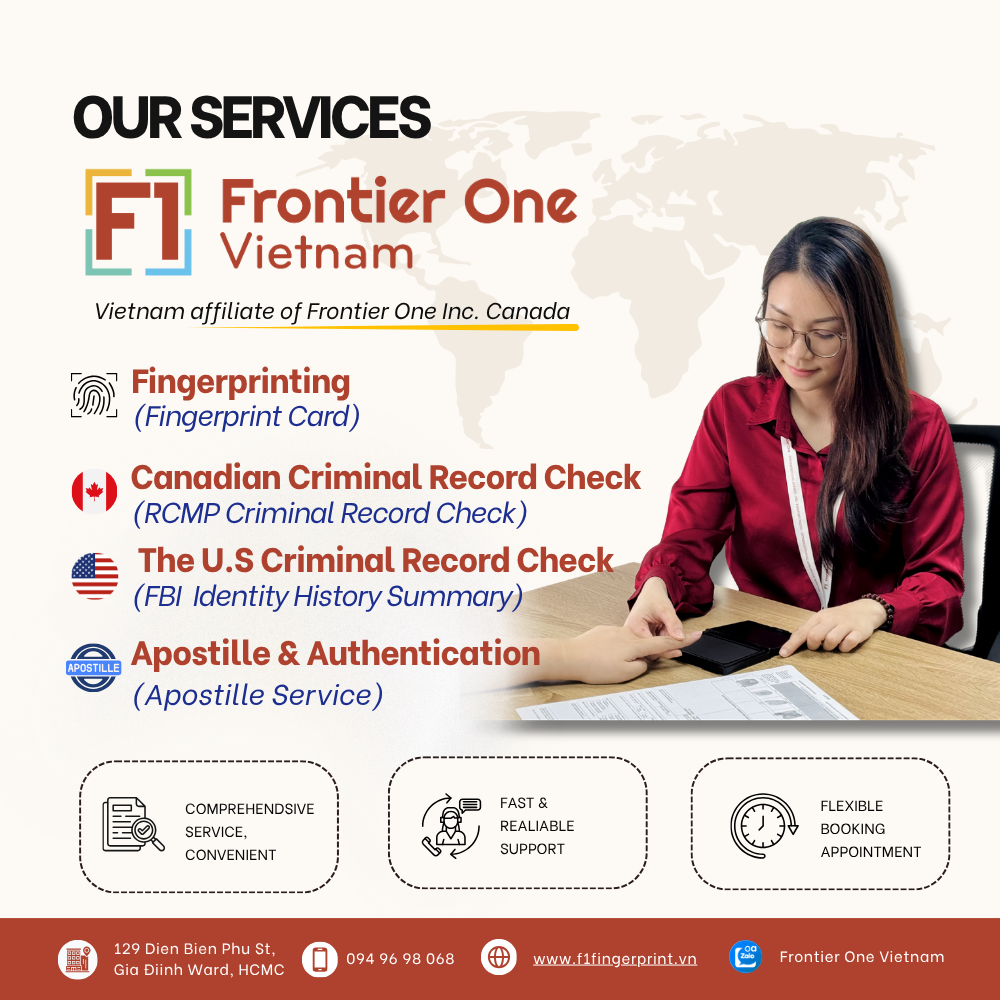 Frontier One Vietnam provides international police check in Vietnam.