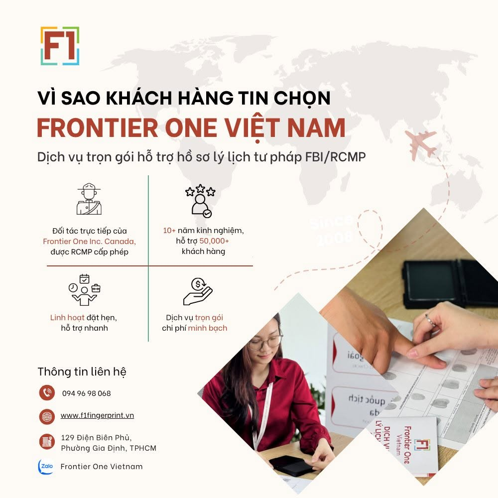 vì sao bạn nên chọn làm FBI Check tại Frontier One Vietnam