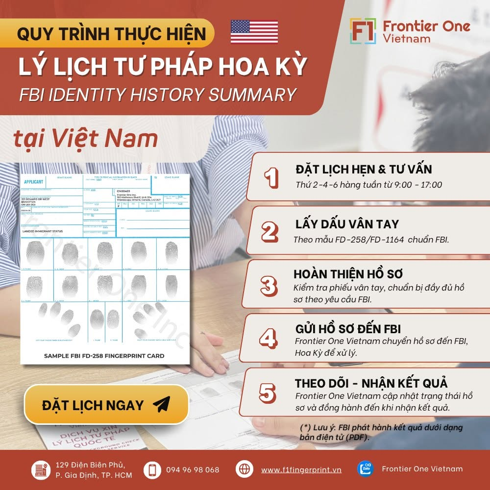quy trình làm FBI Check tại Việt Nam