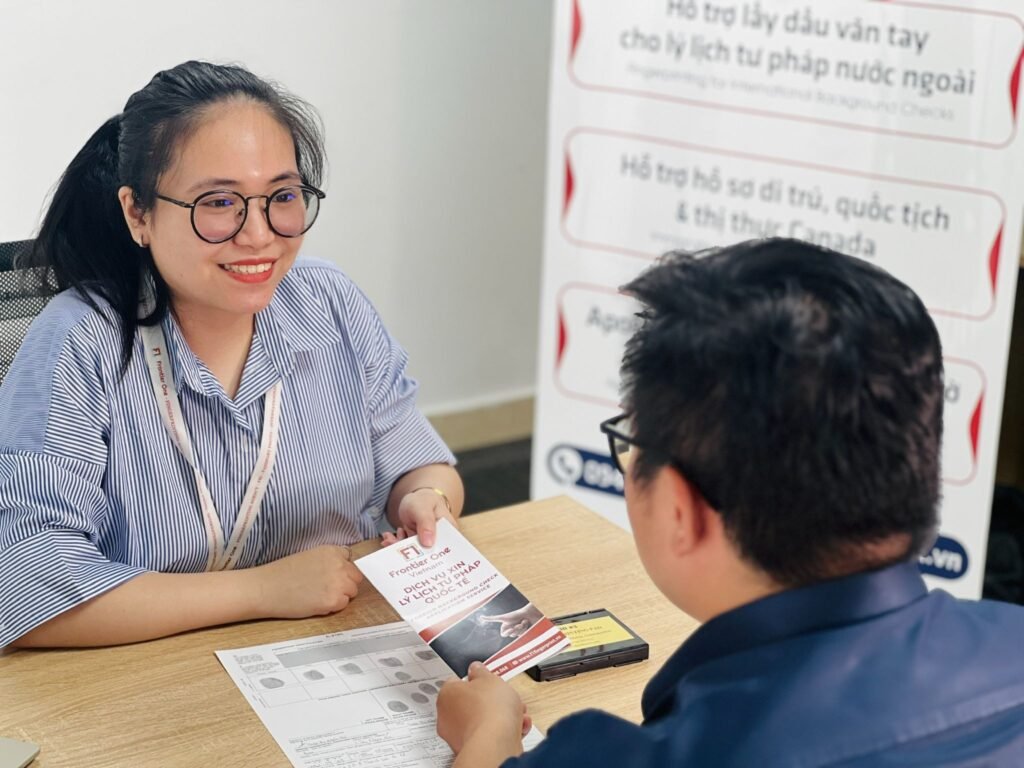 Frontier One Vietnam cung cấp dịch vụ trọn gói lý lịch tư pháp Canada, Hoa Kỳ.